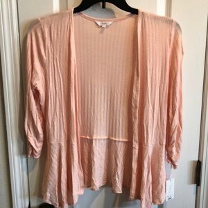 NWT Candies Ribbed Cardigan Large